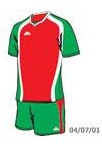 SET LONE MC VERDE/BIANCO/ROSSO